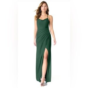 Azazie Dorita Bridesmaid Dress in Dark Green